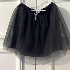 Girls Crewcuts tulle navy skirt size 10